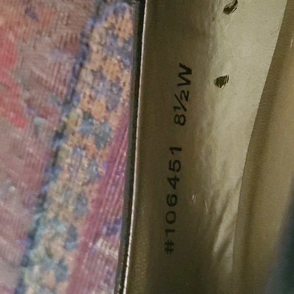 Ros Hommerson  Black Leather Pumps 8 1/2 - Picture 7 of 9